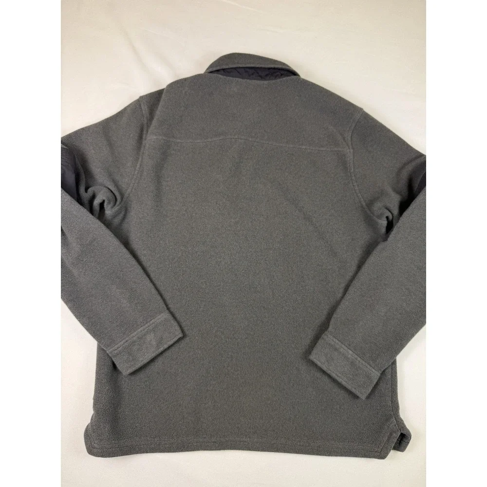 The North Face Men's‎ Davenport Pullover Fleece Gray Black Long Sleeve Size M